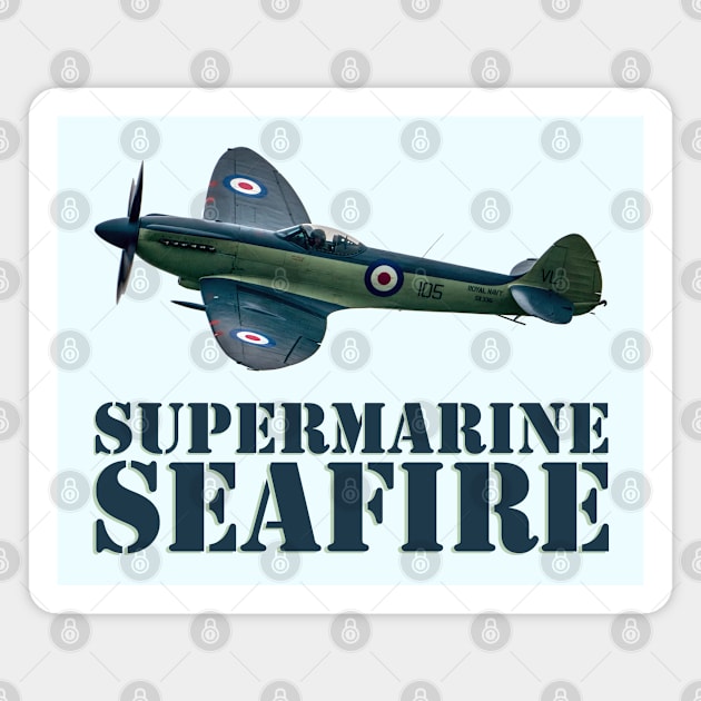 Supermarine Seafire Magnet by SteveHClark